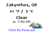 Click for Zakynthos, Greece Forecast